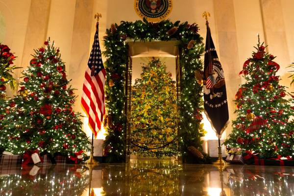 Melania Trump’s Christmas decorations look weirdly normal. What’s gone wrong?