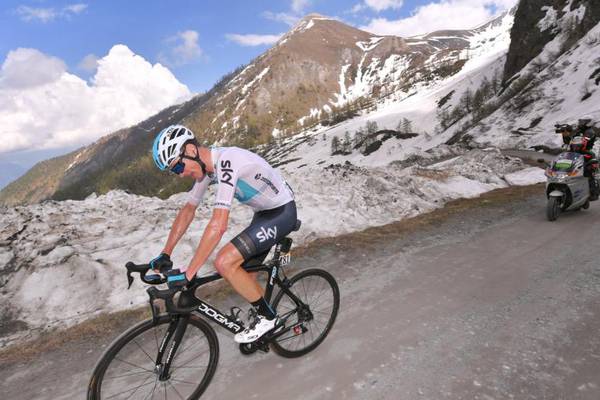 Chris Froome’s stunning lone attack secures Giro d’Italia lead