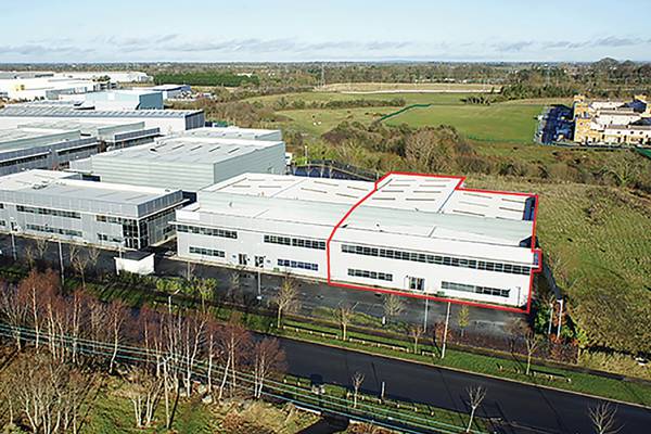 Dublin 15 warehouse at €1m offers net initial yield of 8.18%