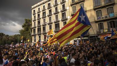 Catalan students demand right to vote in banned referendum