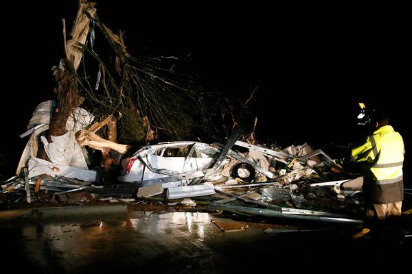 At least five killed and dozens injured  after tornadoes in Texas