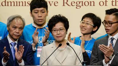 Beijing-backed civil servant picked as Hong Kong leader