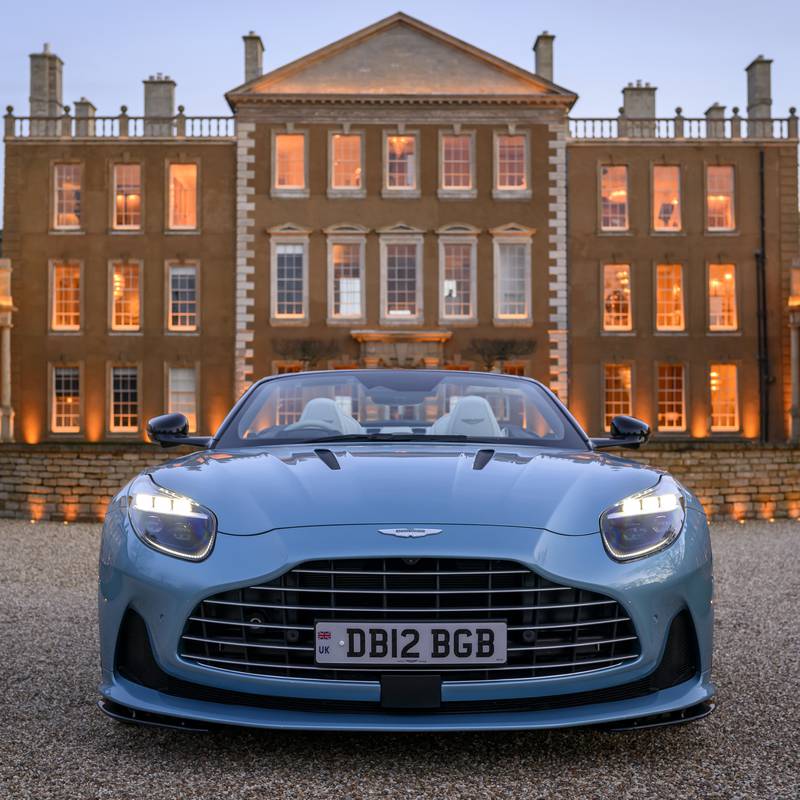 Aston Martin’s new DB12 Volante is loud, sleek and proud