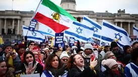 ‘Who brings an Iranian flag to a pro-Israel gathering?’