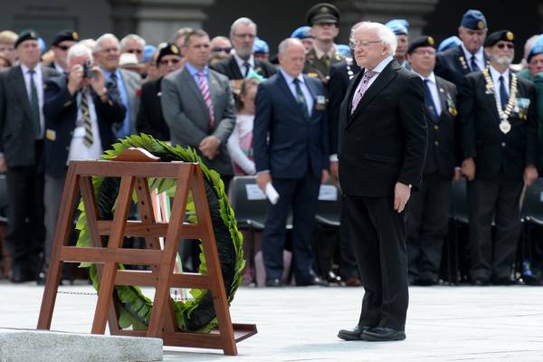 Irish military dead honoured in National Day of Commemoration