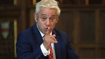 Ignoring law around no-deal Brexit a ‘non-starter’, warns Bercow
