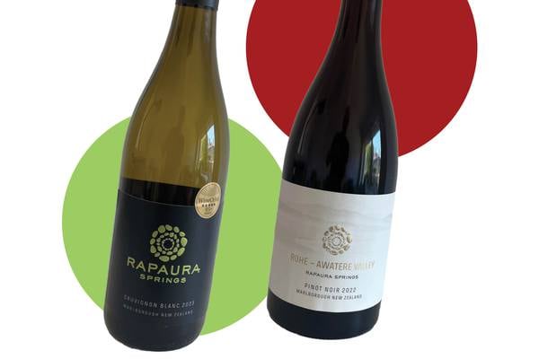 Two New Zealand Marlborough wines to try: Classic  sauvignon blanc and a light, fruity pinot noir
