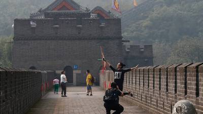 Great Wall at Dazhenyu looks down as China’s history unfolds