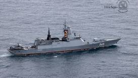 Russian, US, French and UK warships spotted off south coast by Defence Forces