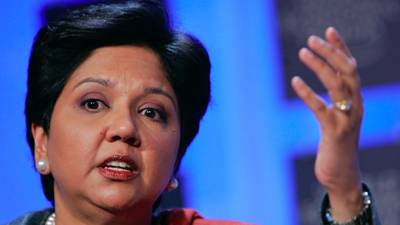 PepsiCo chief executive Indra Nooyi to step down