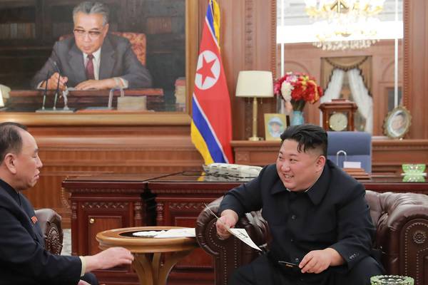 Kim Jong-un praises Trump’s ‘unusual determination’ to meet him
