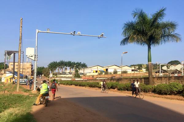 Chinese surveillance systems appear across Ugandan capital Kampala