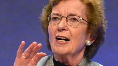 Mary Robinson says 2015 will be crucial year for climate change