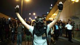 Hong Kong police move to break up protest