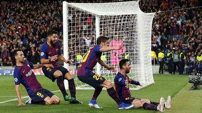 Messi magic puts Barcelona in total control against Liverpool