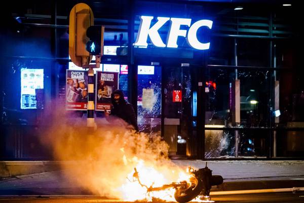 Dutch police arrest 150 people in third night of anti-curfew riots