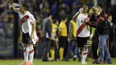 Four River Plate players hospitalised after Boca tear gas attack
