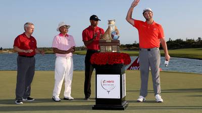 Jon Rahm turns final round in Bahamas into victory procession