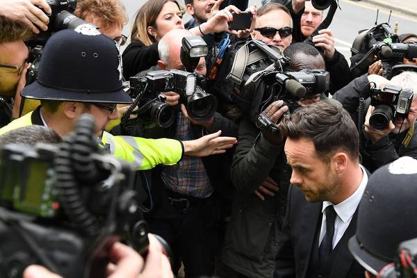 Ant McPartlin fined and banned from driving for 20 months