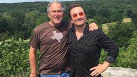 Bono visits  George W Bush at his Texas ranch
