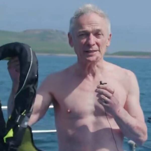 Abs fab on the canvass as Richard Bruton goes topless to attract votes
