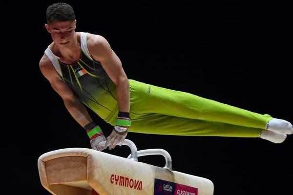 Ireland’s Rhys McClenaghan takes pommel horse gold at Europeans
