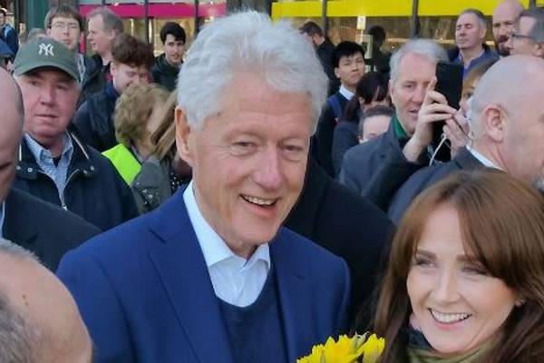 Bill Clinton dines with Denis O’Brien on visit to Dublin