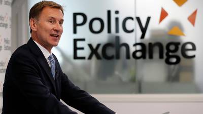 Jeremy Hunt threatens to abandon EU talks over new Brexit deal