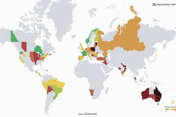 Check climate impact of power with online map