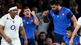 France’s Rory Kockott celebrates 20 point defeat