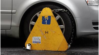 Clamping returns to ‘more normal levels’ in Dublin city, council says