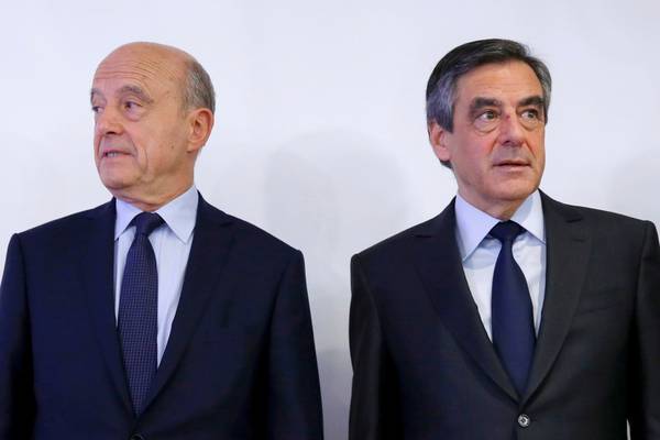 Juppé backs Fillon’s French presidential bid  after criticising him