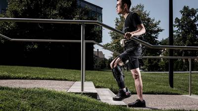 Irish scientist developes robotic suit to overcome disability