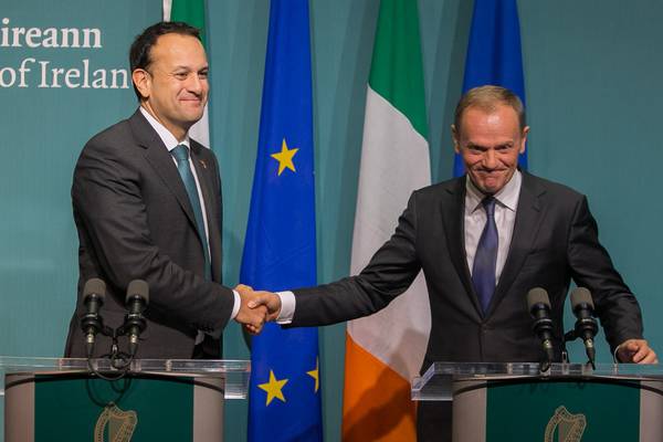 Key to UK’s future lies in Dublin, says Tusk