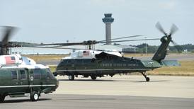 Trump's Irish visit: Marine One helicopter makes dummy run