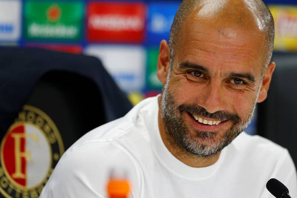 Guardiola plays down City’s hopes of Champions League glory