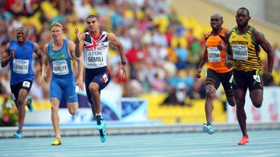 Britain’s Adam Gemili breaks new ground in Moscow