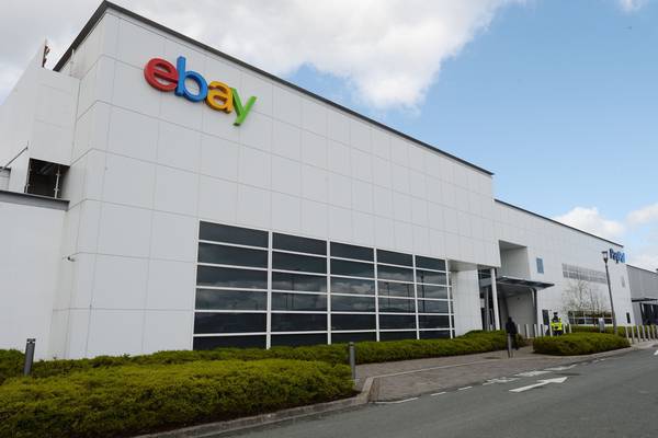 EBay’s main Irish unit pays  €3m dividend as profits fall 12%
