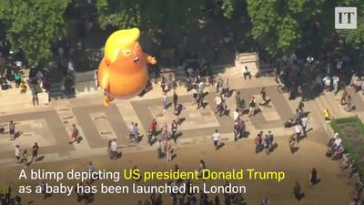 Trump blimp coming to Ireland for US president’s visit