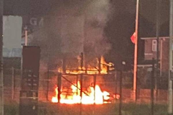 Petrol bombs thrown at cars of police and passing driver at Co Tyrone bonfire