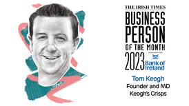 The Irish Times Business Person of the Month: Tom Keogh, managing director of Keogh’s Crisps