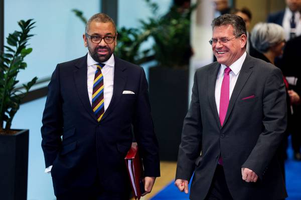 Northern Ireland protocol: James Cleverly in talks with EU as part of ‘intensive’ push for a deal