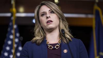 Emotional Katie Hill condemns ‘horrible smear campaign’ by right-wing foes