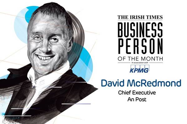 The Irish Times Business Person of the Month: David McRedmond