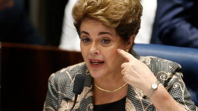 Dilma Rousseff says charges are plot by opponents