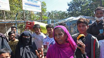 Bangladesh begins moving Rohingya families to remote island