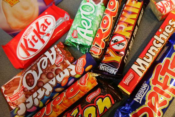 Nestlé to reduce sugar content in chocolate bars by 10%