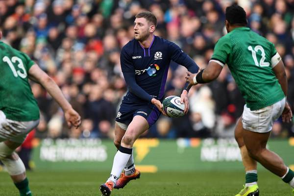 Scotland’s Finn Russell could face France despite head injury