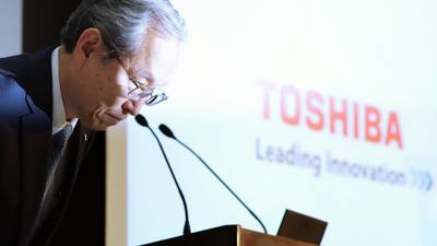 Toshiba’s startling spiral downwards continues