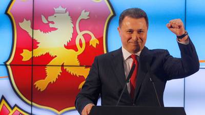 Macedonian prosecutors target ex-premier Gruevski and allies